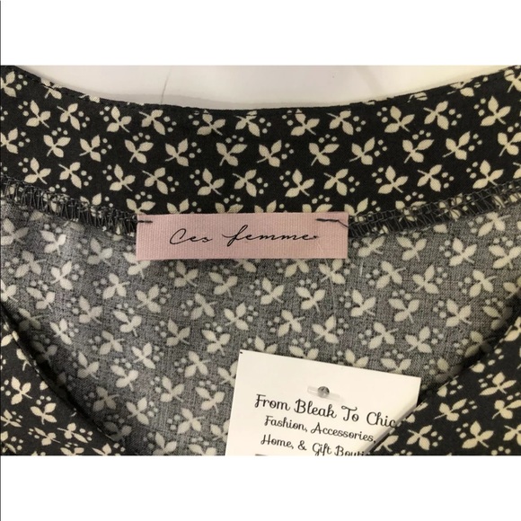 Ces Femme Boho Style Flowy Long Sleeve Plus Blouse - Picture 10 of 11